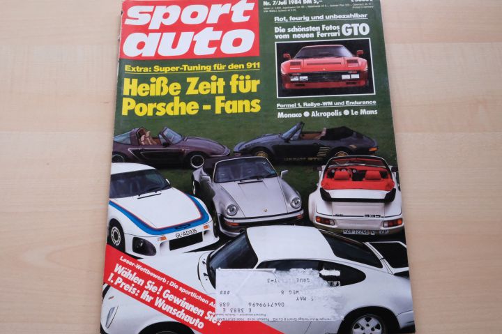 Sport Auto 07/1984